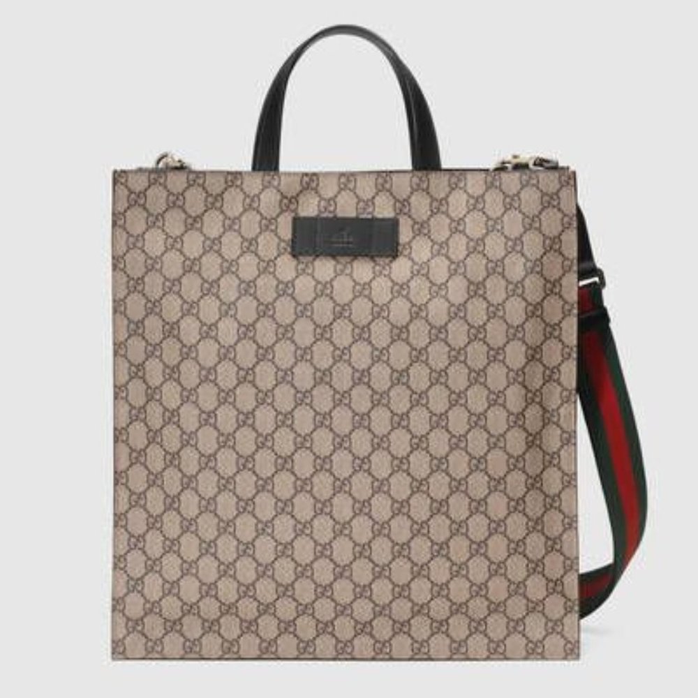 Gucci Soft GG Supreme Tote in Beige